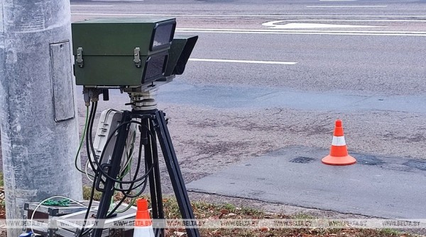 Мобильные датчики контроля скорости работают на 11 участках улиц Минска