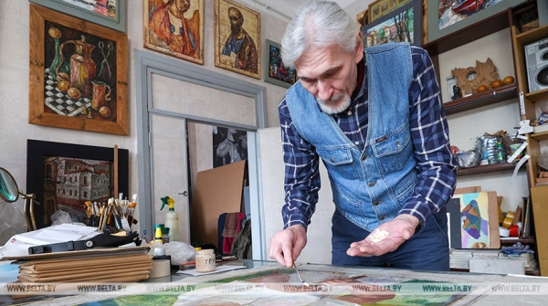 Побеждающий время. Художник-реставратор Юрий Кегелев удостоен медали Франциска Скорины