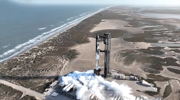 Ракета-носитель с прототипом Starship запущена в восьмой испытательный полет 