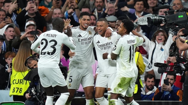 "Реал" одолел "Атлетико", "Арсенал" разгромил ПСВ в 1/8 финала Лиги чемпионов