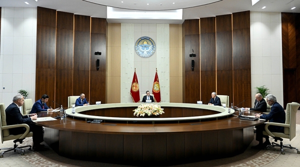 Сергеенко принял участие во встрече Жапарова с главами парламентских делегаций ОДКБ