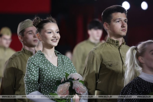 Генеральная репетиция военного парада к 80-летию Победы прошла у стелы "Минск - город-герой"