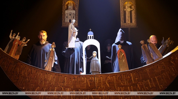 Брестский театр кукол представил в Полоцке спектакль о преподобной Евфросинии