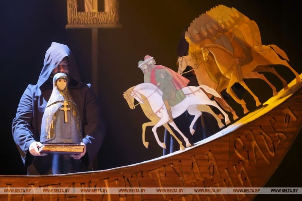 Брестский театр кукол представил в Полоцке спектакль о преподобной Евфросинии