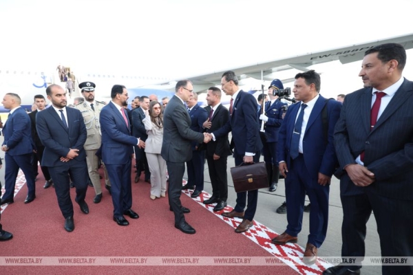 Правительственная делегация Ливии прибыла с визитом в Беларусь 