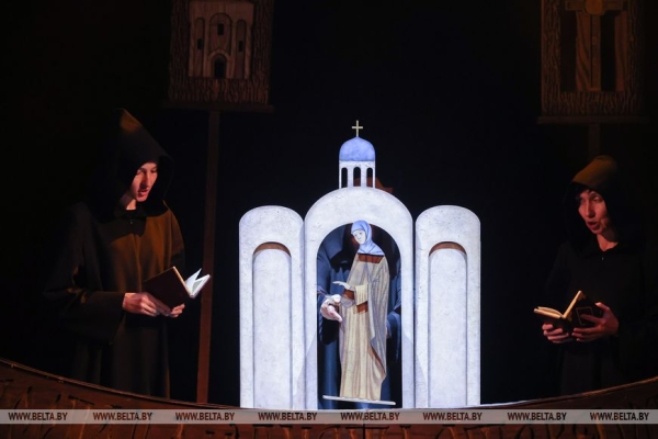 Брестский театр кукол представил в Полоцке спектакль о преподобной Евфросинии