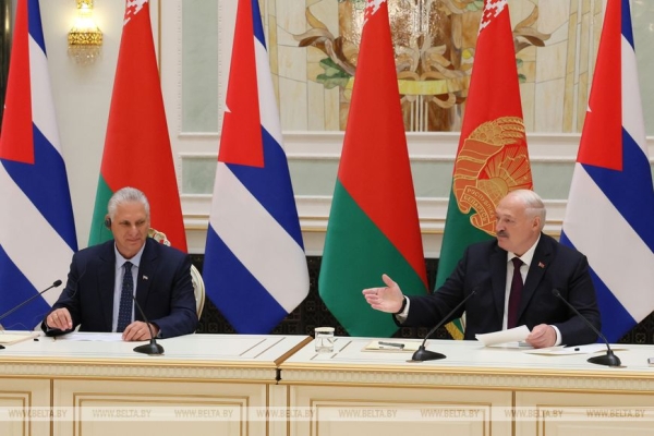 
Беларусь и Куба подтвердили приверженность политике укрепления мира и безопасности на планете
