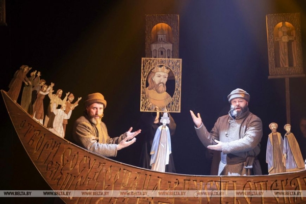 Брестский театр кукол представил в Полоцке спектакль о преподобной Евфросинии