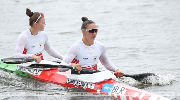 Худенко и Литвинчук победили на чемпионате Беларуси в байдарке-двойке на 500 метров 