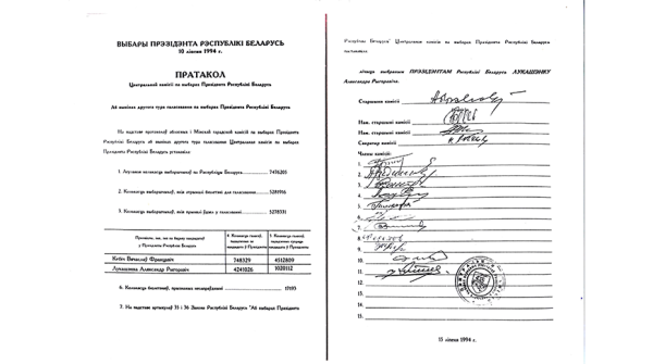 "Ваш ход, глава государства!". Годовщина первой инаугурации Президента Беларуси в 1994 году 