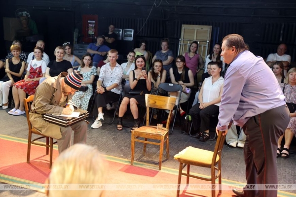 В Гомельском облдрамтеатре состоялась премьера спектакля "Преступление и наказание"