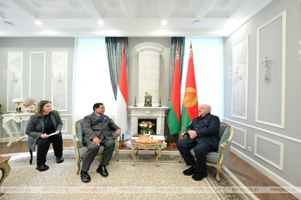 Лукашенко провел встречу с Президентом Индонезии Прабово Субианто