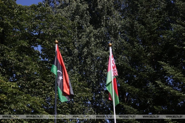 Ливийская делегация ознакомилась с экспозицией белорусской техники у "Белэкспо"