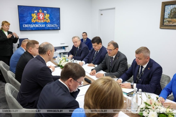 Беларусь предлагает Свердловской области создание совместных предприятий и помощь в строительстве метро