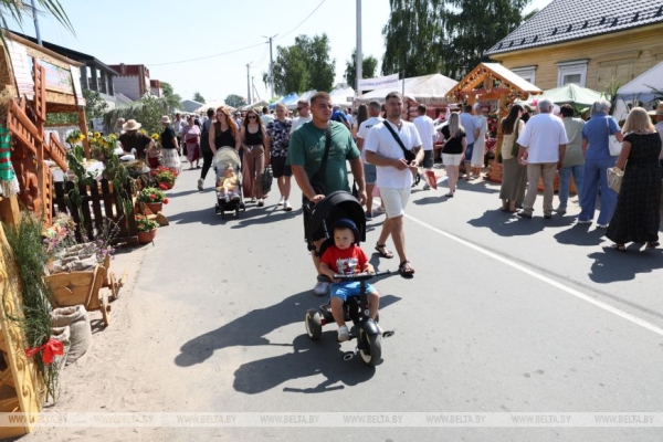 От выкупа невесты до каравая. Свадебный обряд Полесья воссоздали на фестивале в Мотоле 