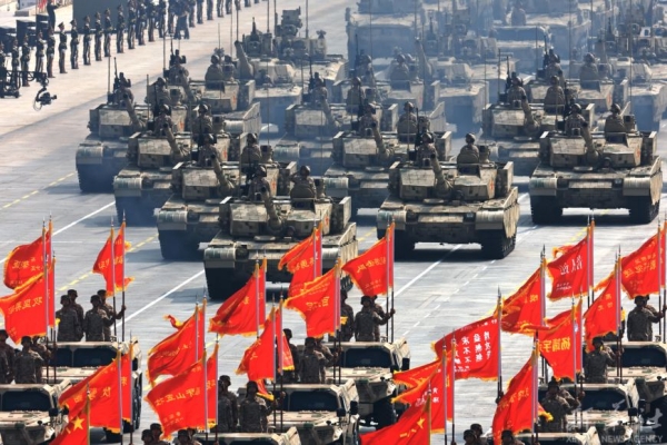 Лукашенко присутствовал на военном параде в Пекине 