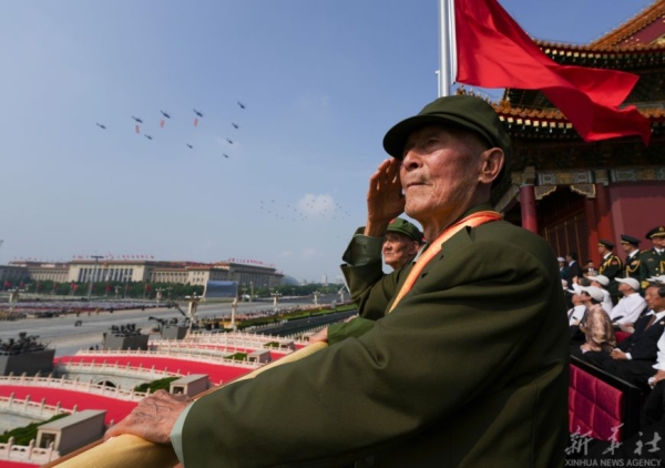 Лукашенко присутствовал на военном параде в Пекине 