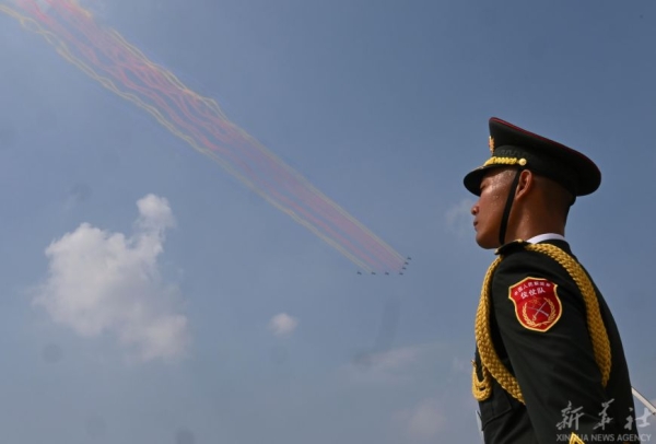 Лукашенко присутствовал на военном параде в Пекине 