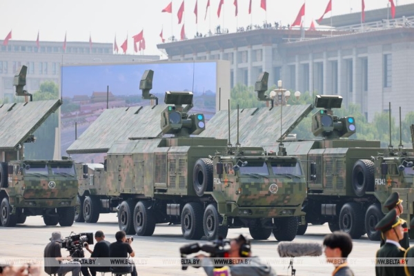 Лукашенко присутствовал на военном параде в Пекине 