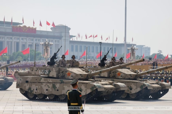 Лукашенко присутствовал на военном параде в Пекине 