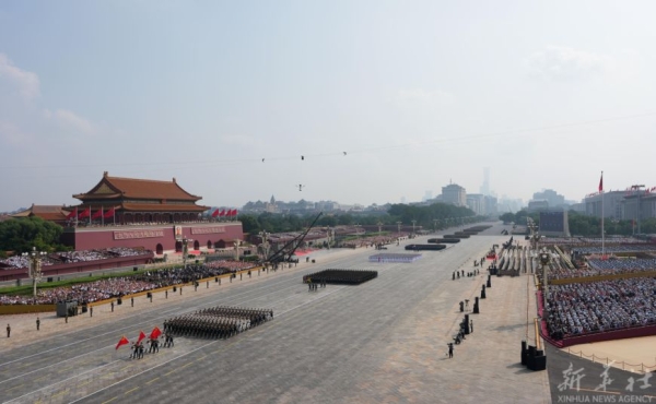 Лукашенко присутствовал на военном параде в Пекине 