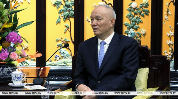 Цай Ци: отношения Китая и Беларуси вступили в период наилучшего развития в своей истории