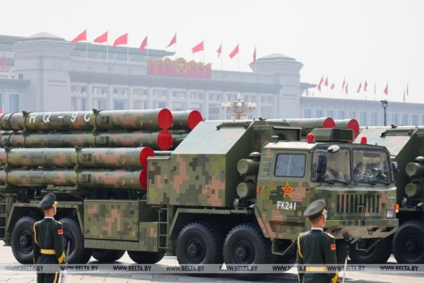 Лукашенко присутствовал на военном параде в Пекине 