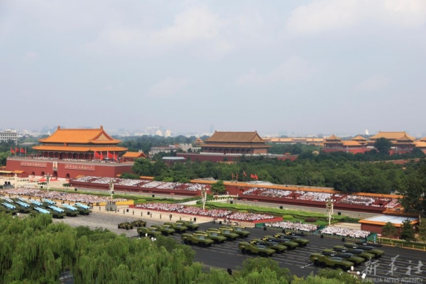 Лукашенко присутствовал на военном параде в Пекине 