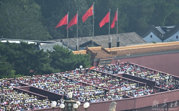 Лукашенко присутствовал на военном параде в Пекине 