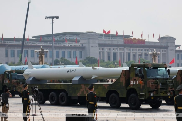 Лукашенко присутствовал на военном параде в Пекине 