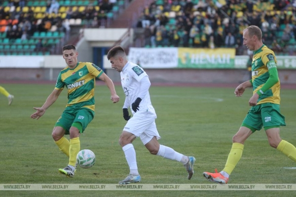 "МЛ Витебск" прервал серию поражений в чемпионате Беларуси по футболу