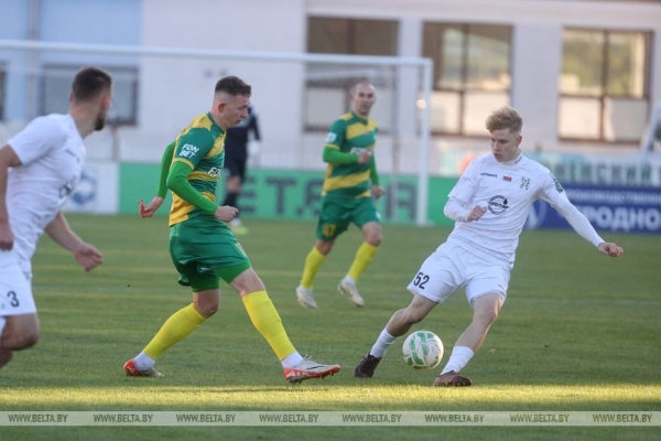"МЛ Витебск" прервал серию поражений в чемпионате Беларуси по футболу
