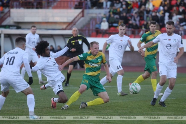 "МЛ Витебск" прервал серию поражений в чемпионате Беларуси по футболу