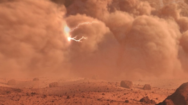 Марсоход NASA обнаружил "мини-молнии" на Марсе