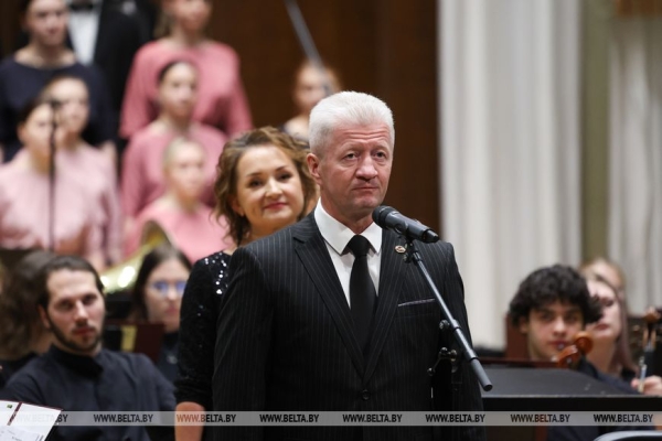 Белорусско-российский молодежный оркестр под управлением Юрия Башмета с успехом выступил в Минске