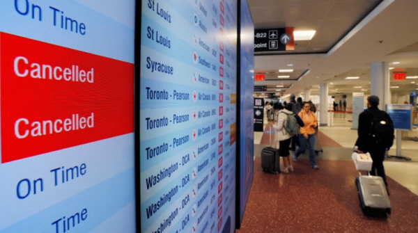 В США из-за шатдауна отменили почти 2 тыс. авиарейсов