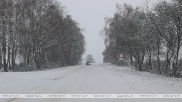 ГАИ напомнила водителям и пешеходам правила безопасности при снегопаде