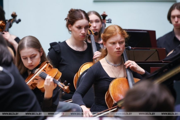 Белорусско-российский молодежный оркестр под управлением Юрия Башмета с успехом выступил в Минске