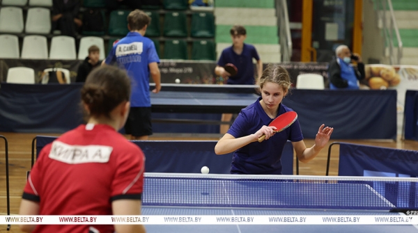 Соревнования по настольному теннису проходят в Могилеве