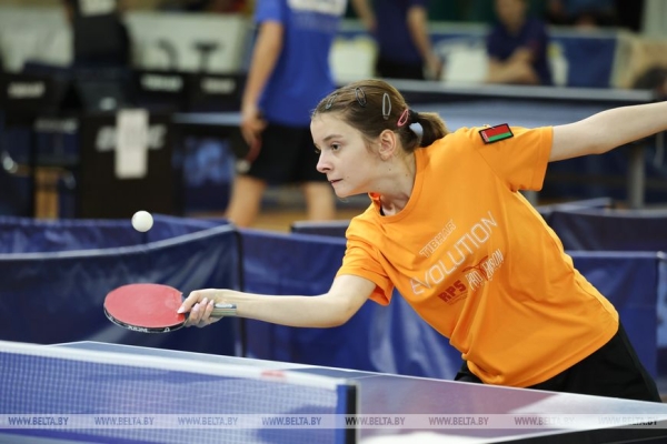 Соревнования по настольному теннису проходят в Могилеве