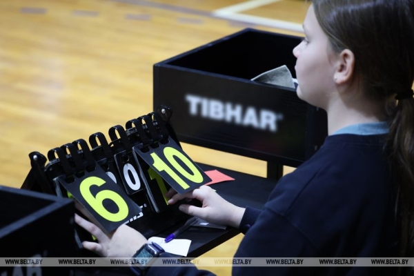 Соревнования по настольному теннису проходят в Могилеве