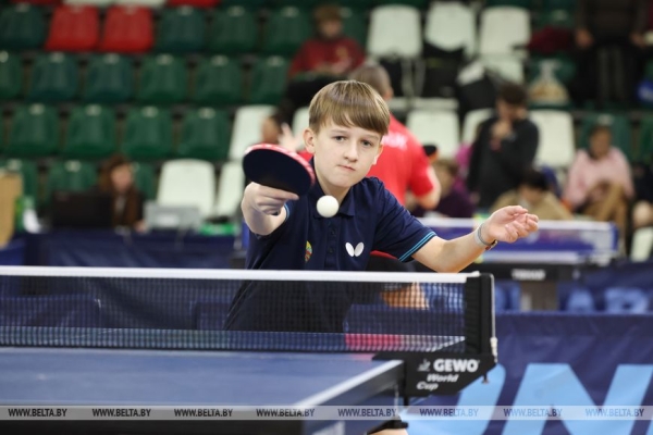 Соревнования по настольному теннису проходят в Могилеве