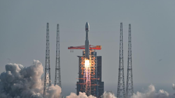 Китайская ракета-носитель "Чанчжэн-8А" вывела на орбиту новую группу низкоорбитальных спутников для спутникового интернета Китайская ракета-носитель "Чанчжэн-8А" вывела на орбиту новую группу низкоорбитальных спутников для спутникового интернета